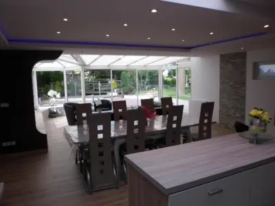 Restaurant ou autre lieu de restauration dans l'établissement Gite familial à Carentan