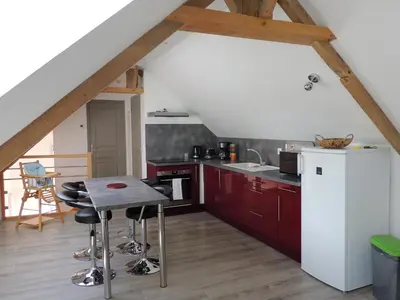 Cuisine ou kitchenette dans l'établissement le petit Vauquelin