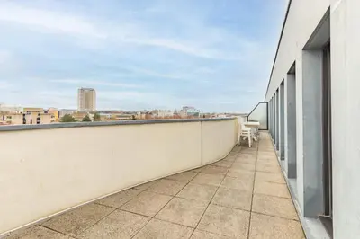 Balcon ou terrasse dans l'établissement Appart'City Classic Caen