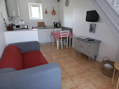 Cuisine ou kitchenette dans l'établissement Ivy House Utah Beach