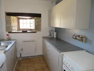 Cuisine ou kitchenette dans l'établissement Manoir de Herclat