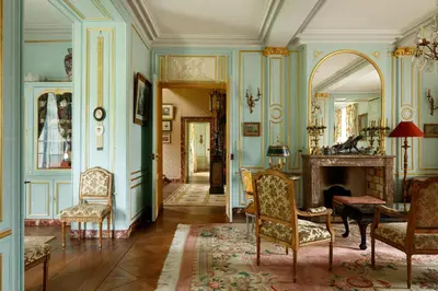 Coin salon dans l'établissement Chateau de Servigny