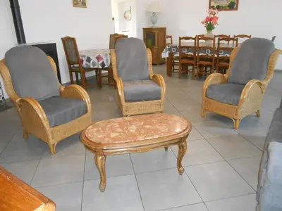 Coin salon dans l'établissement Maison Brix
