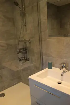 Salle de bains dans l'établissement Le loft du Clos d'Esquay