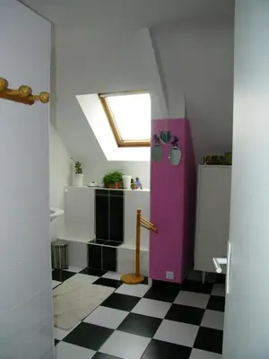 Salle de bains dans l'établissement Chambre d'hotes La Jaunais