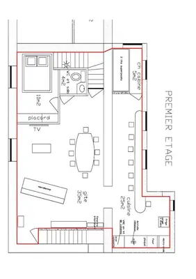 Plan de l'établissement Cottage B2 Bazenville