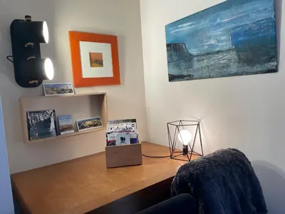 Télévision ou salle de divertissement dans l'établissement Ô Sources