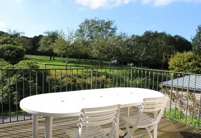 Balcon ou terrasse dans l'établissement Gîte/Guest House close to the Mont Saint Michel
