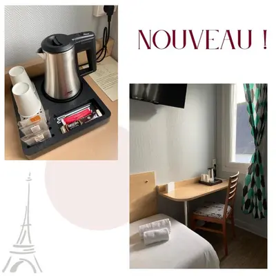 Un ou plusieurs lits dans un hébergement de l'établissement Hôtel De Paris