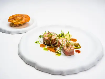 Nourriture dans l'hôtel ou à proximité