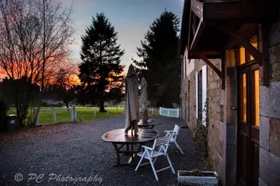 Jardin de l'établissement La Maison du Chene