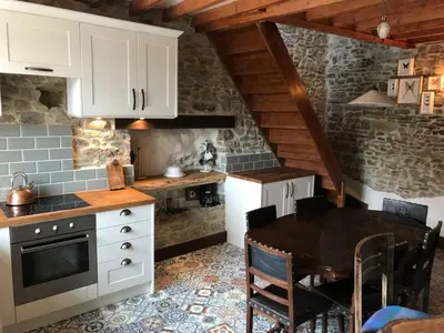 Cuisine ou kitchenette dans l'établissement Glatigny Farmhouse - close to beach - proche de la plage