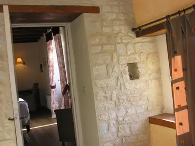 Salle de bains dans l'établissement Ferme de Savigny