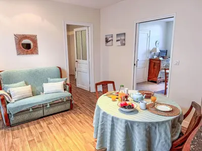 Coin salon dans l'établissement Holiday Home Bel Air by Interhome