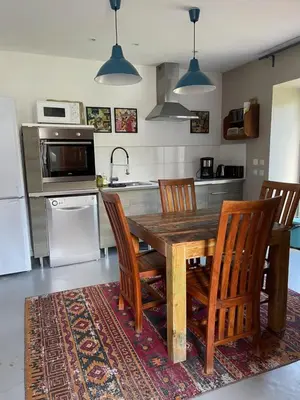 Cuisine ou kitchenette dans l'établissement Ô LOFT