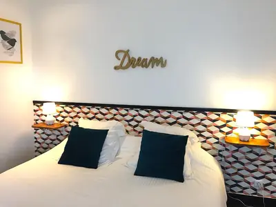 Un ou plusieurs lits dans un hébergement de l'établissement Mont B&B