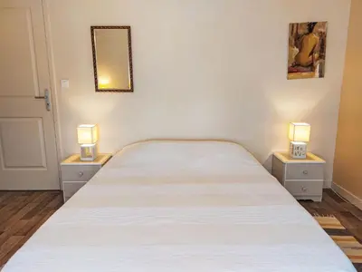 Un ou plusieurs lits dans un hébergement de l'établissement Apartment La Note Bleue by Interhome