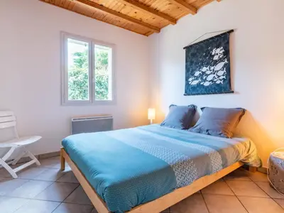 Un ou plusieurs lits dans un hébergement de l'établissement Holiday Home Les Mouettes by Interhome