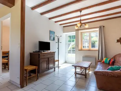 Télévision ou salle de divertissement dans l'établissement Holiday Home Le Plongeon by Interhome
