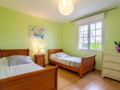 Un ou plusieurs lits dans un hébergement de l'établissement Holiday Home Clos d'Amont by Interhome