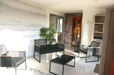 Coin salon dans l'établissement La maison dans le pré