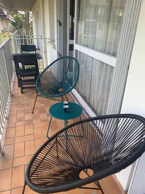 Balcon ou terrasse dans l'établissement Cabourg centre & plage