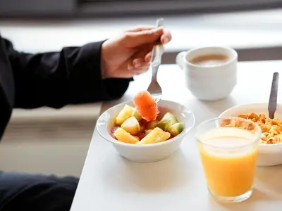 Nourriture dans l'hôtel ou à proximité