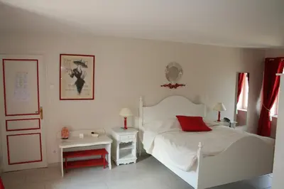 Un ou plusieurs lits dans un hébergement de l'établissement Chambres du logis De La Mare Du Parc