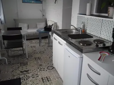 Cuisine ou kitchenette dans l'établissement 