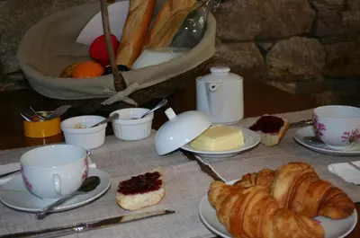 Nourriture dans la maison de vacances ou à proximité