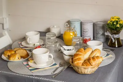 Nourriture dans le B&B/chambre d'hôtes ou à proximité