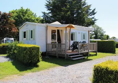 Jardin de l'établissement Camping Le Picard