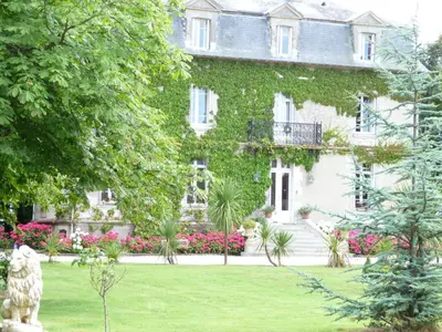 Jardin de l'établissement Manoir de la Marjolaine