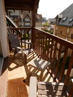 Balcon ou terrasse dans l'établissement Cabourg Mathilde