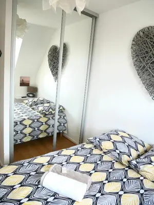 Un ou plusieurs lits dans un hébergement de l'établissement Cabourg Mathilde