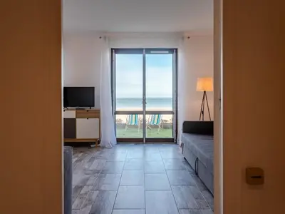 Un ou plusieurs lits dans un hébergement de l'établissement Apartment Les Caravelles-5 by Interhome