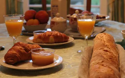 Nourriture dans le B&B/chambre d'hôtes ou à proximité