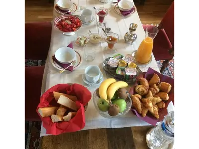 Nourriture dans le B&B/chambre d'hôtes ou à proximité