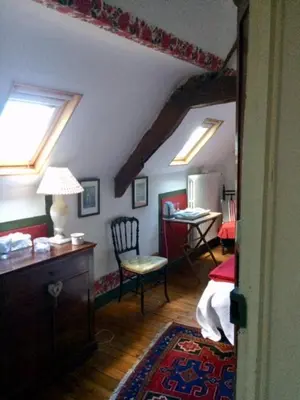 Un ou plusieurs lits dans un hébergement de l'établissement Manoir Saint Hubert