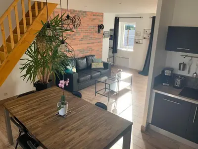 Cuisine ou kitchenette dans l'établissement Gite 5 pers avec 2h espace bien-être privatisé inclus dans le prix de la nuit 80m2 de détente