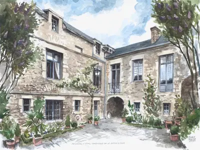 Bâtiment de la maison d'hôtes