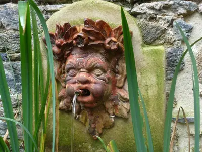 Jardin de l'établissement Hôtel Tanquerey de La Rochaisière