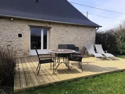 Terrasse ou espace extérieur de l'établissement Gîte La Buhennerie 2 personnes