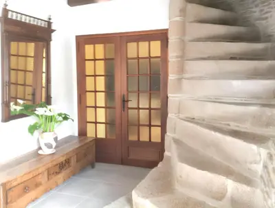 Plan de l'établissement Maison charmante à Sougéal avec superbe jardin