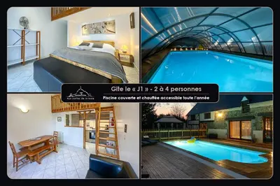 Piscine de l'établissement Aux portes de la baie - Vessey ou située à proximité