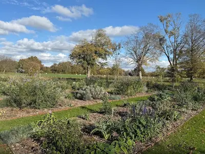 Jardin de l'établissement Domaine du Manoir de Vains