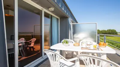 Balcon ou terrasse dans l'établissement Vacancéole - Le Domaine du Mont - Mont St Michel