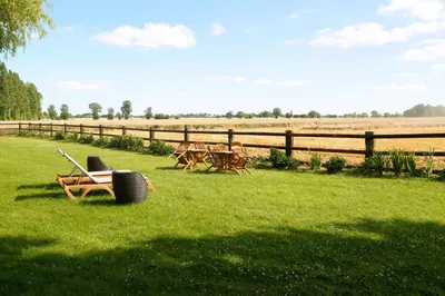 Jardin de l'établissement La Ferme de la Gronde