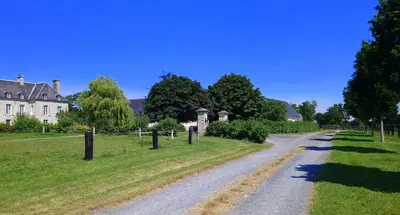Jardin de l'établissement Le Gite de l'Etrier