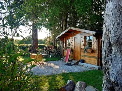 Jardin de l'établissement Le Chalet du Clos Giot